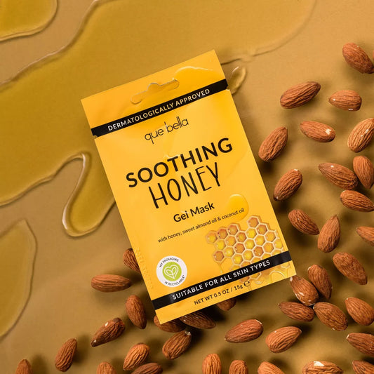 Que Bella Soothing Honey Gel Mask - 0.5Oz